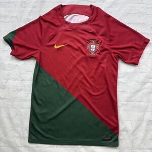 Nike Portugal National Team Jersey Red Green National Team Soccer Football Small